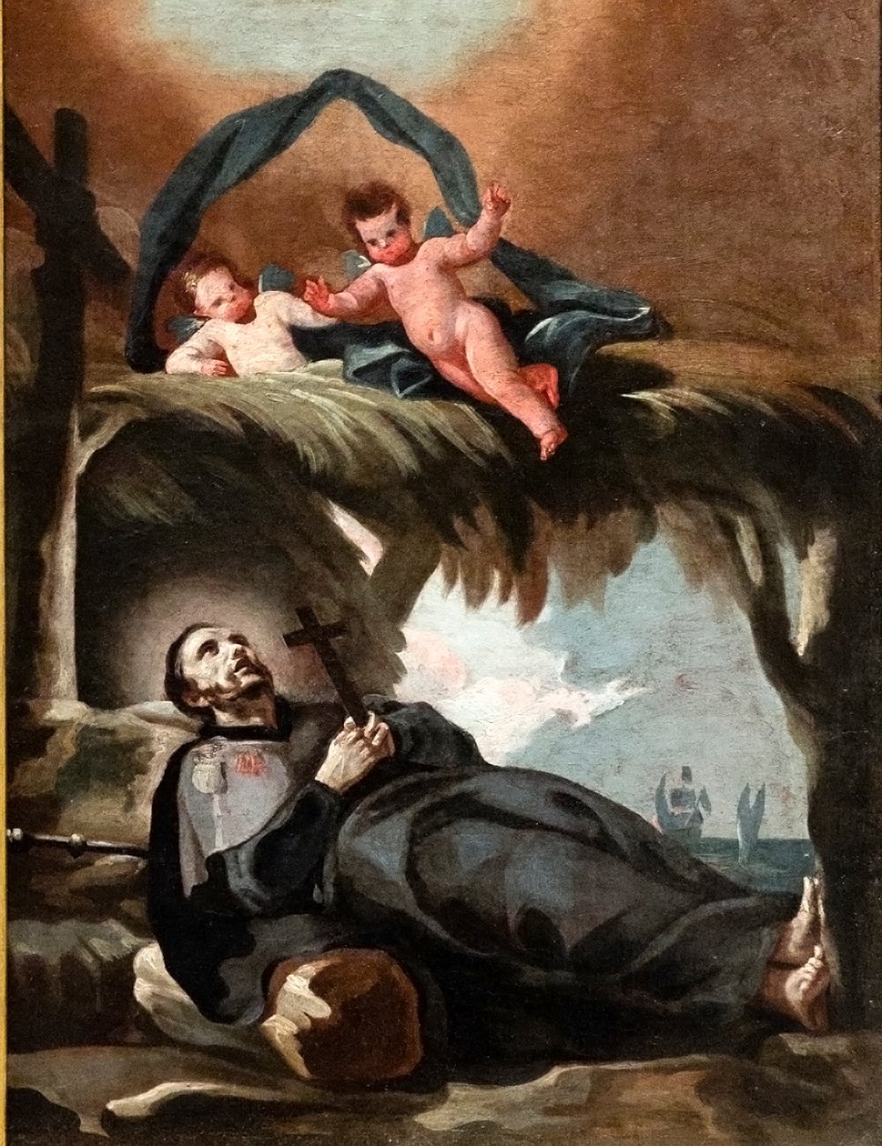 Śmierć św. Franciszka Ksawerego autorstwa Francisco de Goya