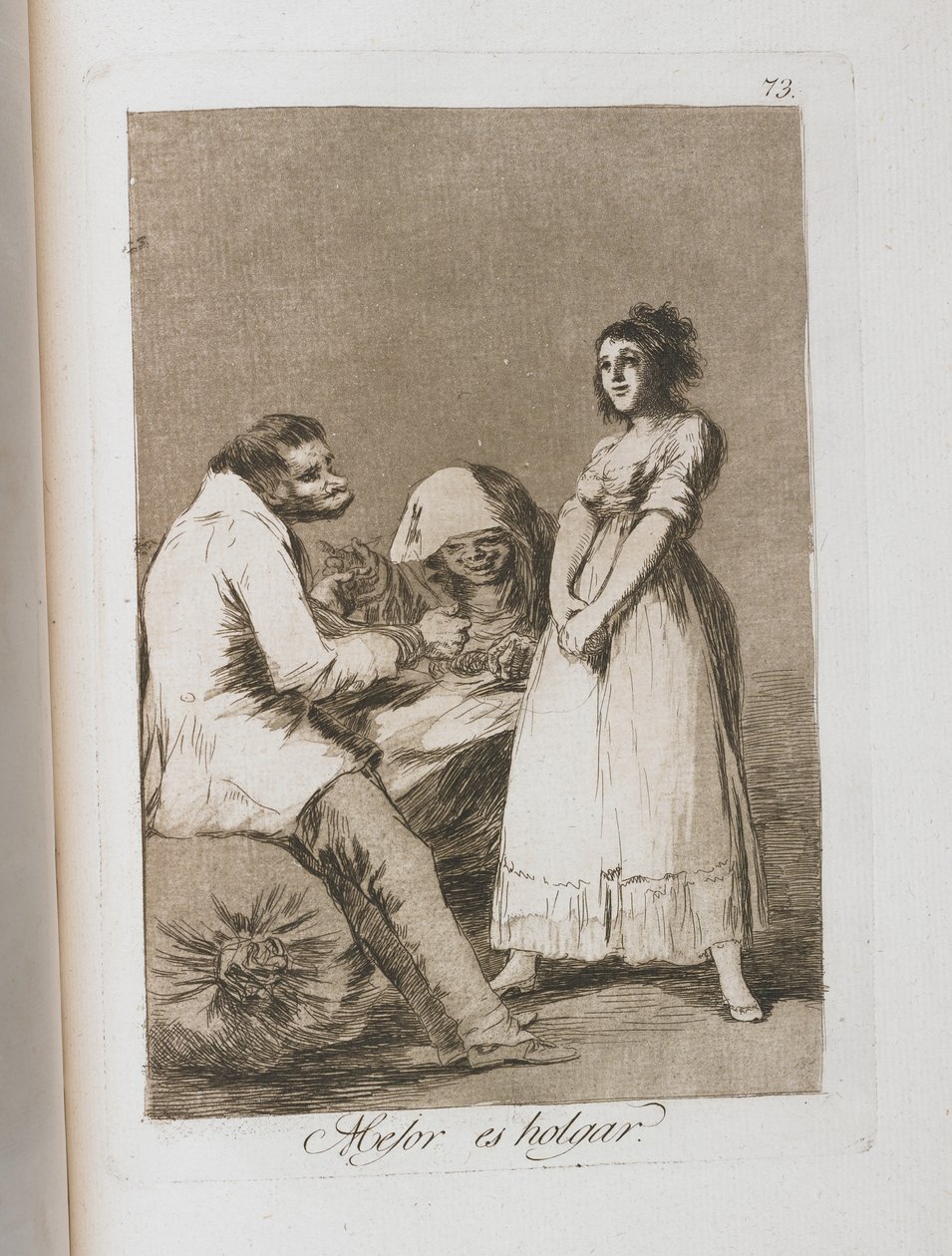 Płyta z Los Caprichos, 1797-1798 autorstwa Francisco de Goya