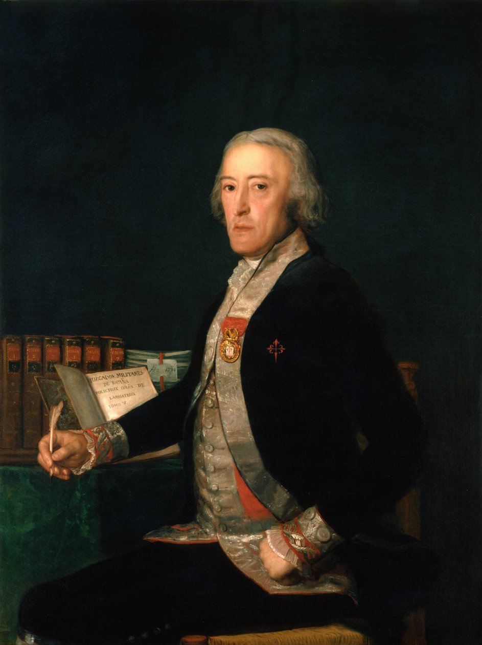 Portret Félixa Colóna de Larriátegui autorstwa Francisco de Goya