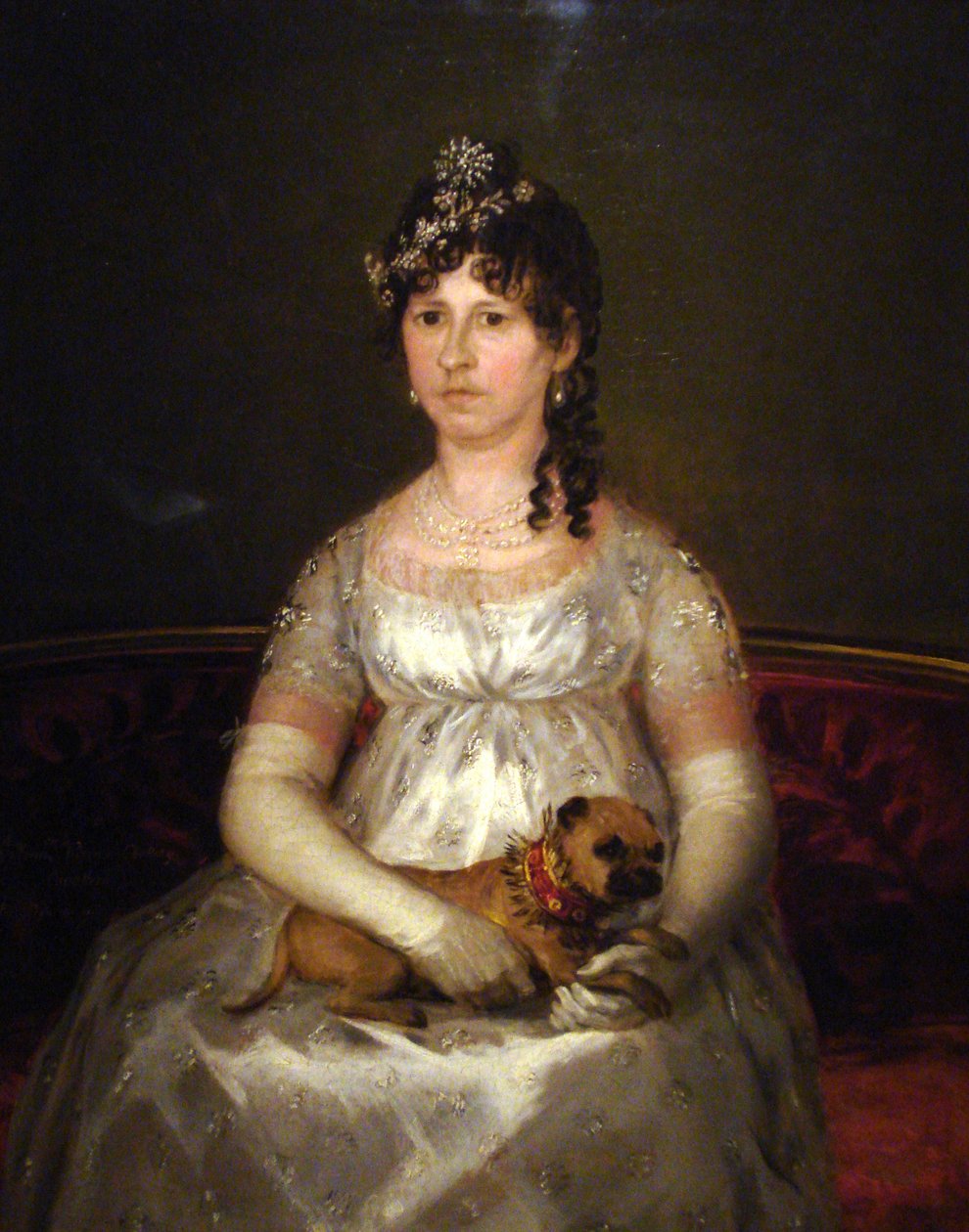 Portret Franciski Vicenty Chollet y Caballero autorstwa Francisco de Goya