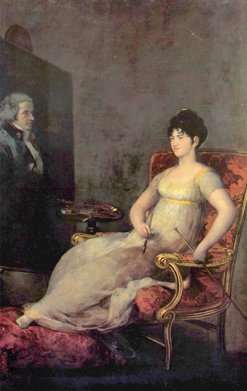 Portret Marii Tomasa Palafox, księżnej Medina Sidonia i markizy Villafranca autorstwa Francisco de Goya