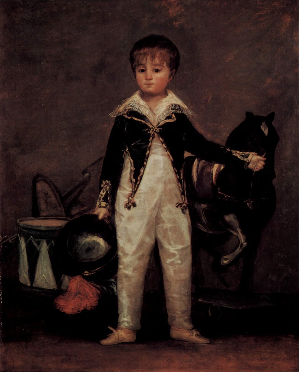 Portret Pepito Costy i Bonelis autorstwa Francisco de Goya