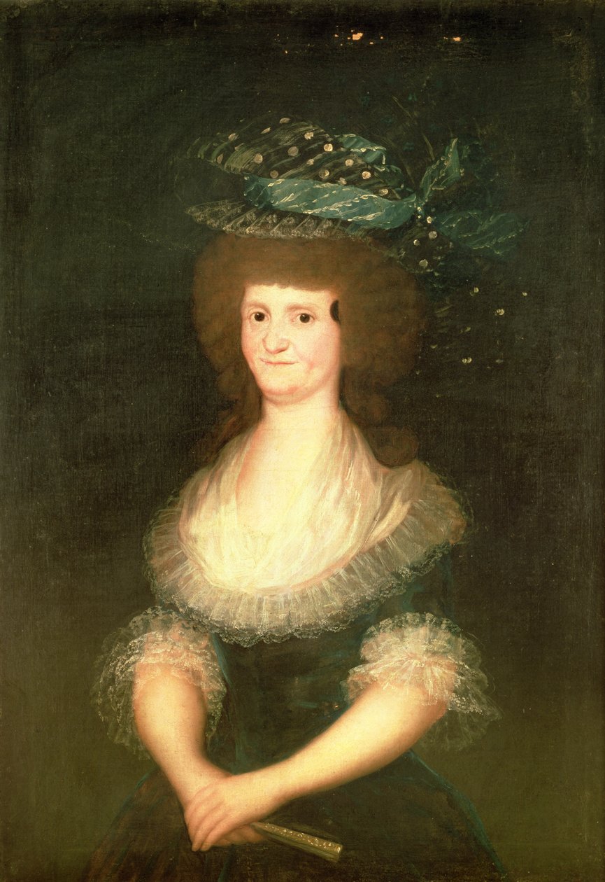 Portret królowej Marii Luizy (1751-1819), żony króla Hiszpanii Karola IV (1788-1808) autorstwa Francisco de Goya