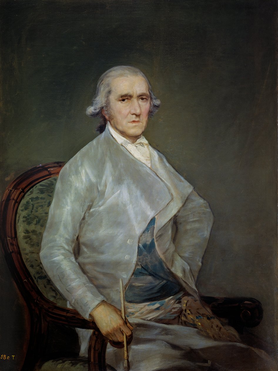 Portret malarza Francisco Bayeu y Subías autorstwa Francisco de Goya