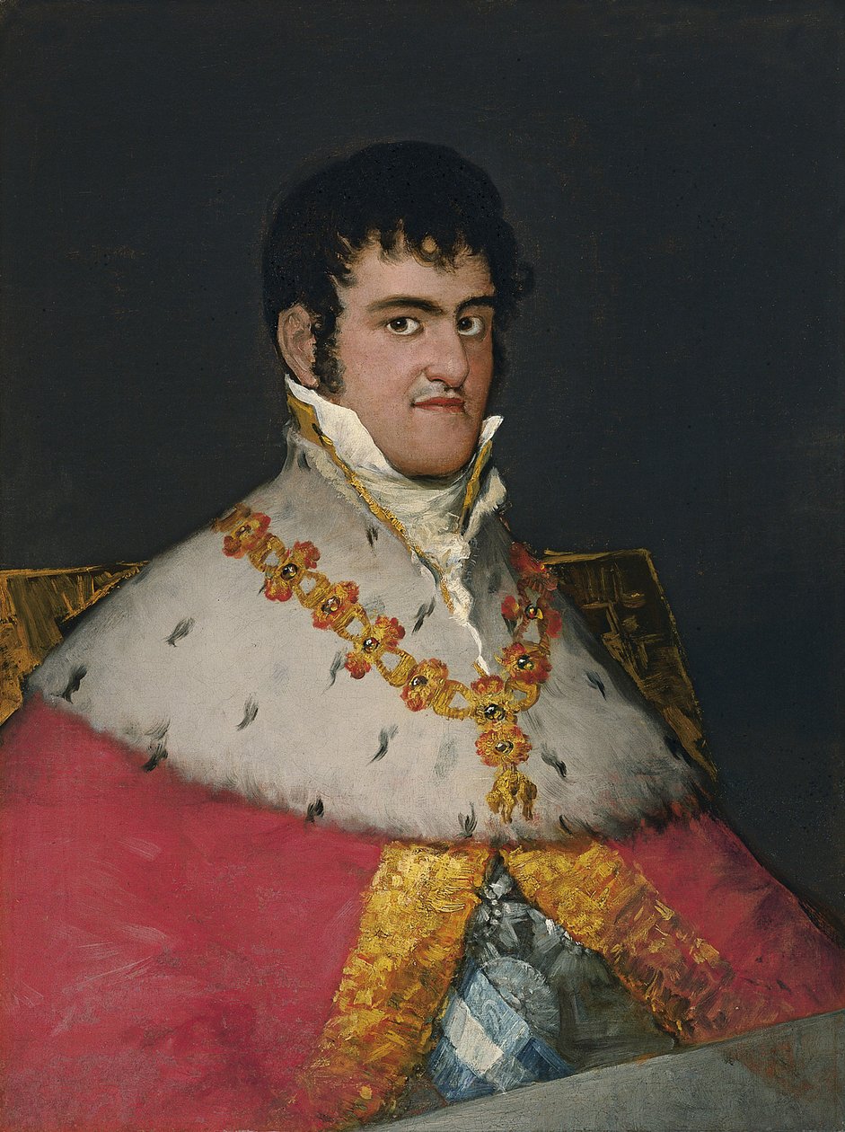 Portret Ferdynanda VII autorstwa Francisco de Goya