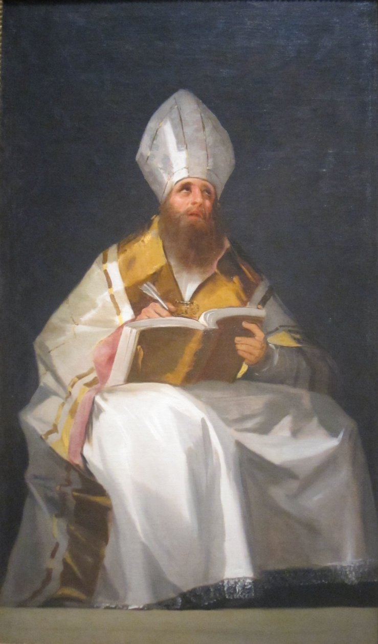 Święty Ambroży autorstwa Francisco de Goya