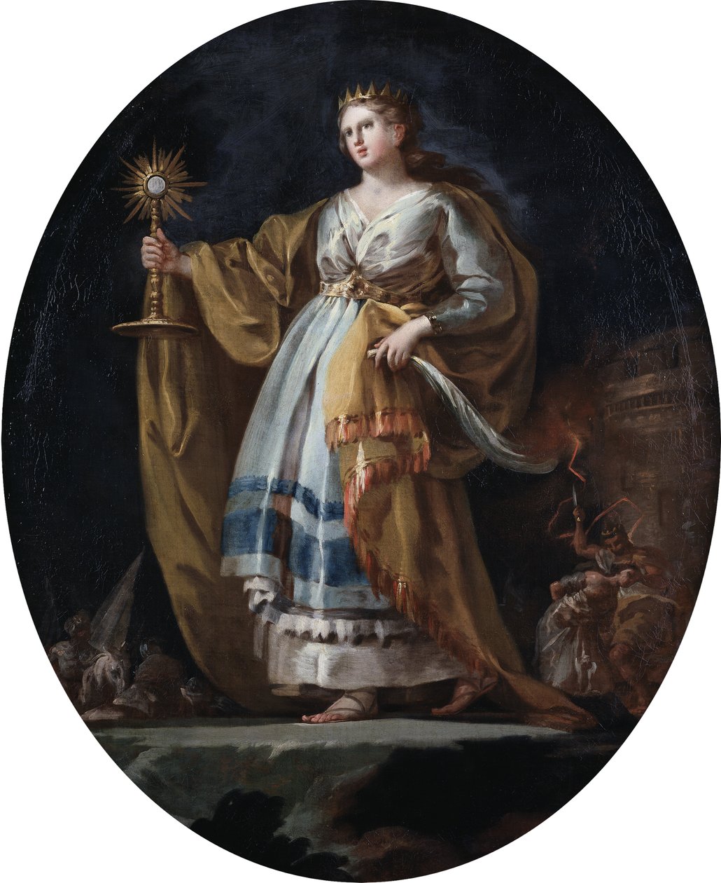 święta Barbara autorstwa Francisco de Goya