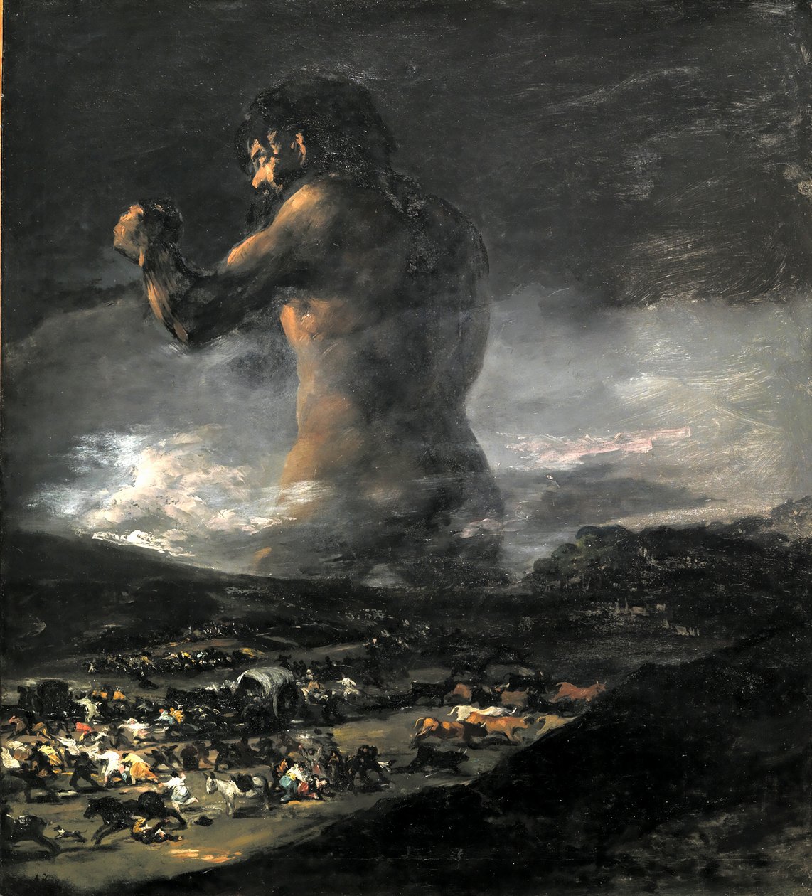 Kolos autorstwa Francisco de Goya