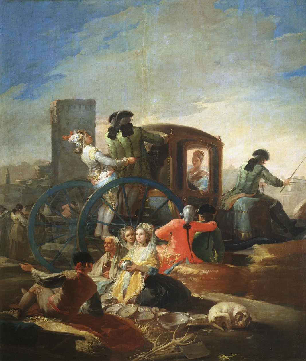 Sprzedawca naczyń autorstwa Francisco de Goya