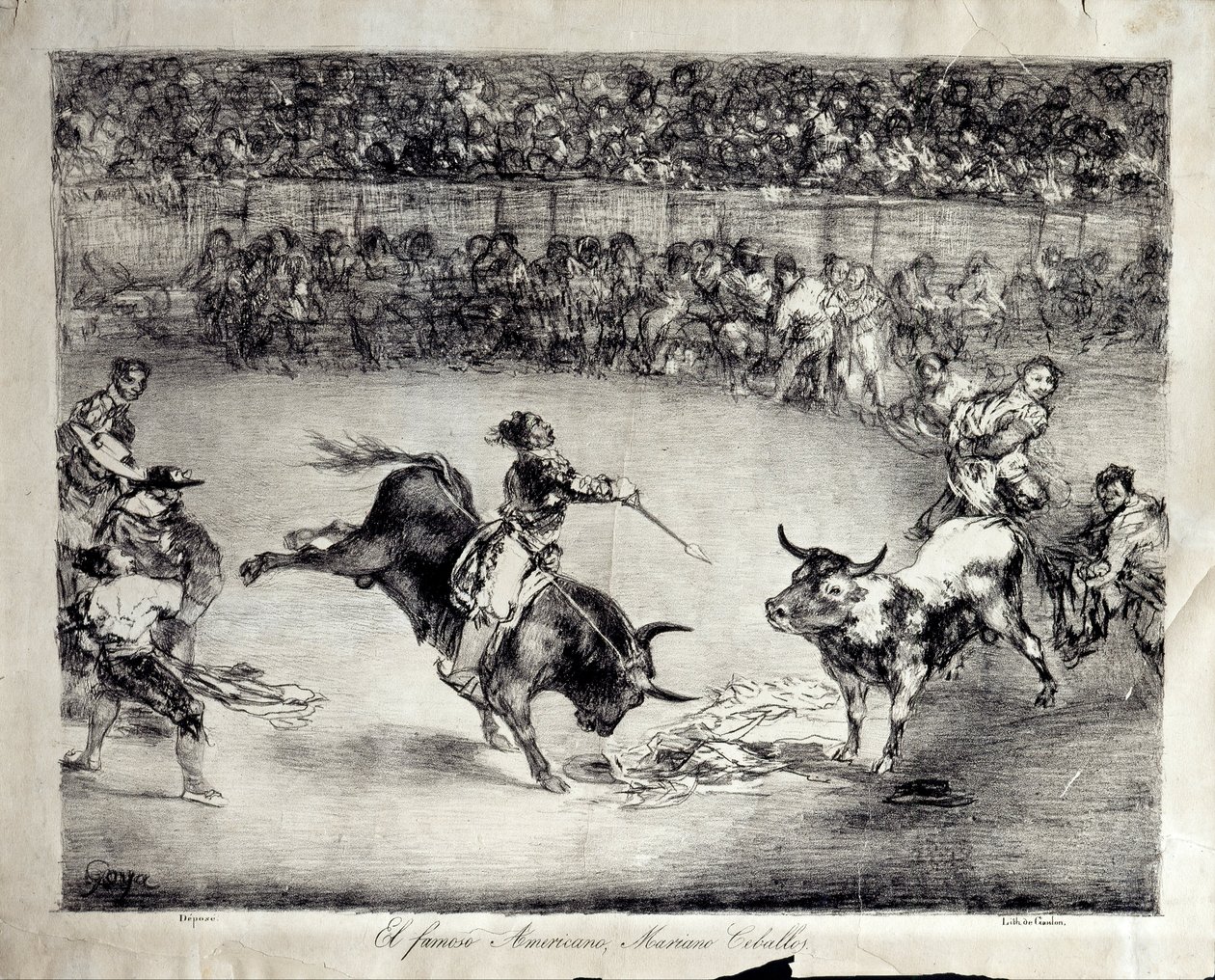 Słynny Amerykanin Mariano Ceballos autorstwa Francisco de Goya