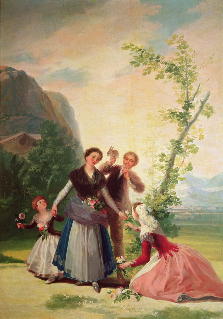 Цэцэгчид, 1786 он autorstwa Francisco de Goya