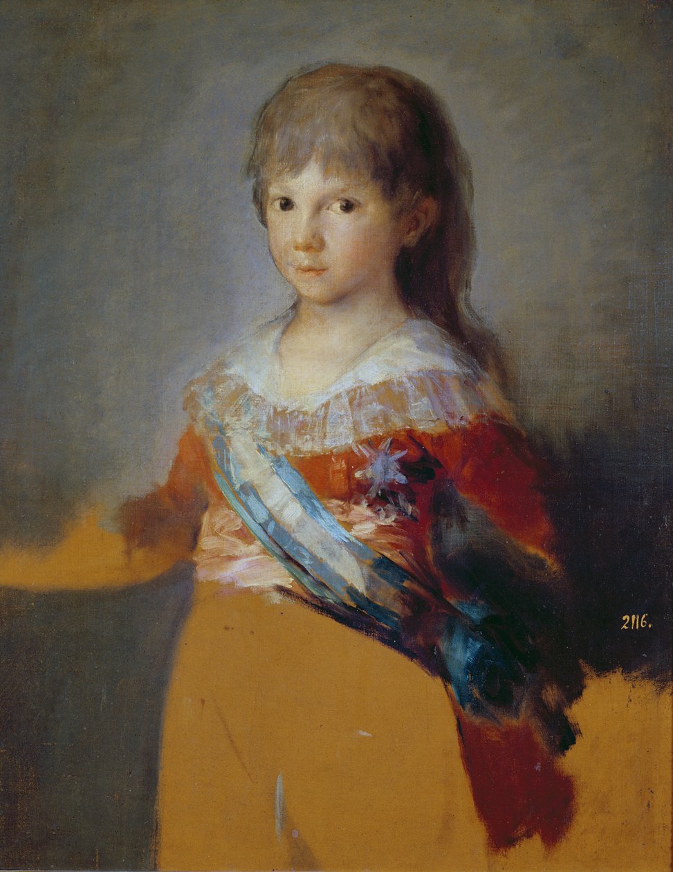 Infante Francisco de Paula, 1800 autorstwa Francisco de Goya