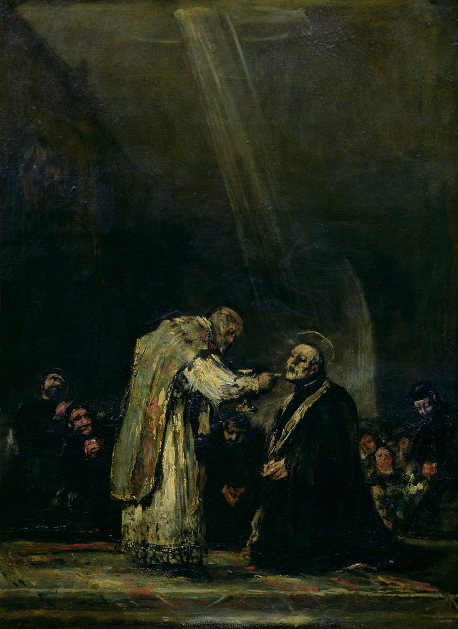 Ostatnia Komunia św. Józefa Kalasanza (1556-1648) ok. 1819 r. autorstwa Francisco de Goya