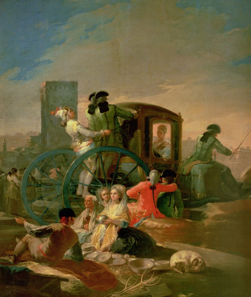 Sprzedawca ceramiki, 1779 (patrz także 498127) autorstwa Francisco de Goya