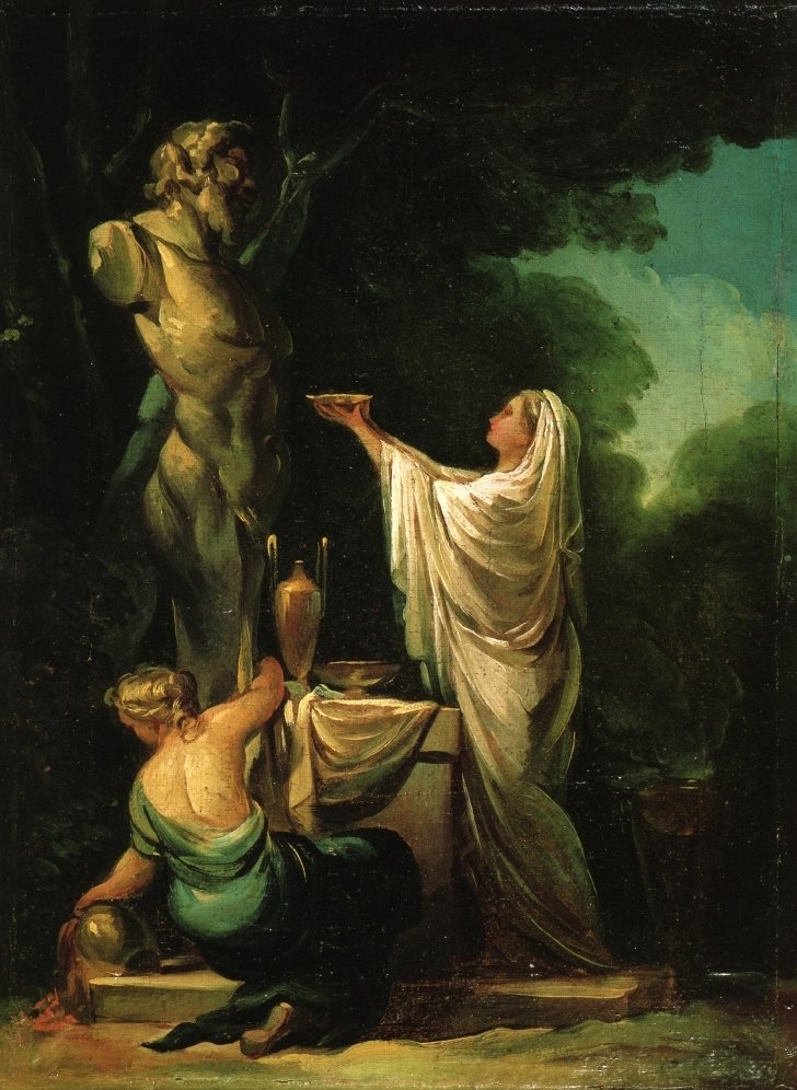 Ofiara dla Priapusa autorstwa Francisco de Goya