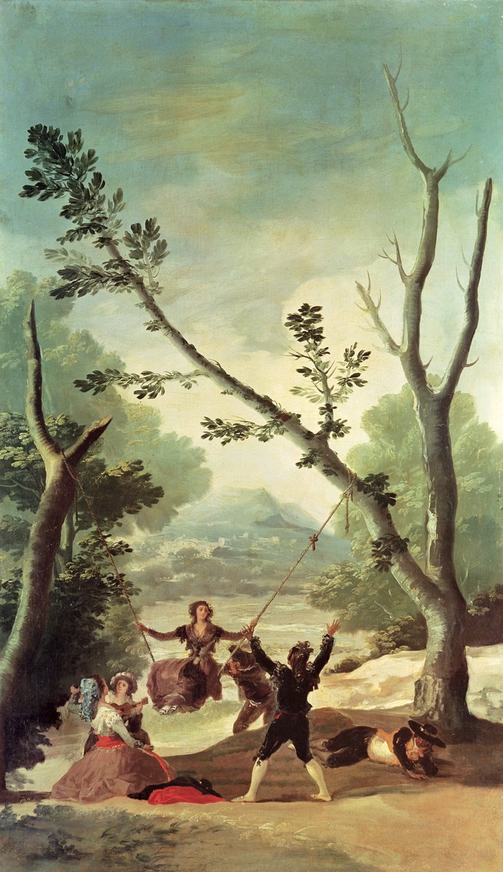 Huśtawka, 1787 autorstwa Francisco de Goya