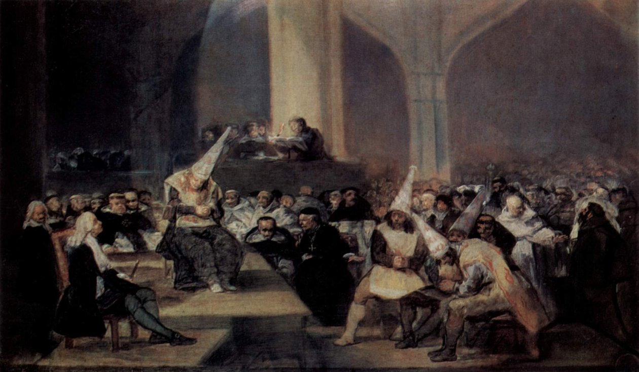 Trybunał Inkwizycji autorstwa Francisco de Goya