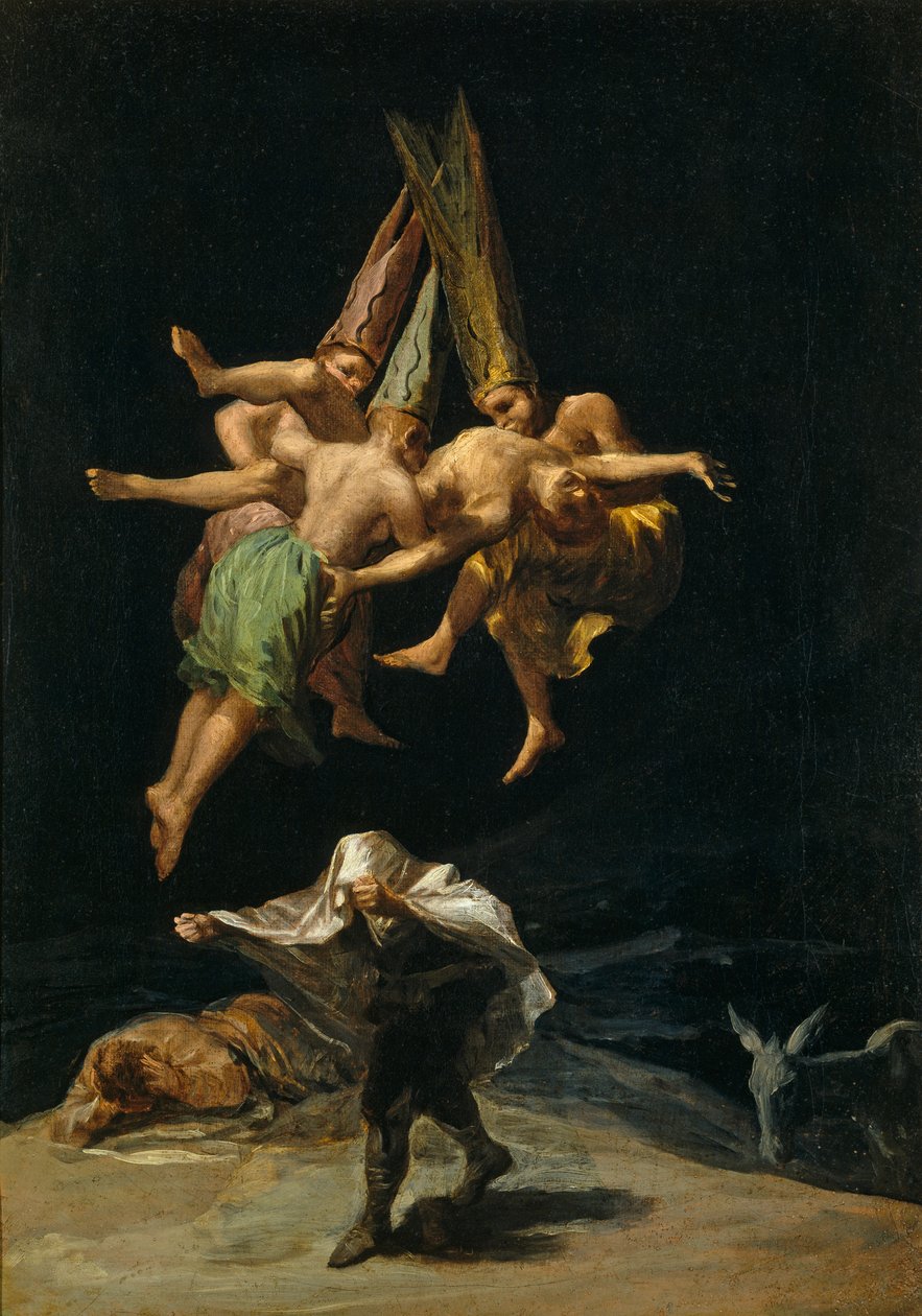 Lot czarownicy autorstwa Francisco de Goya