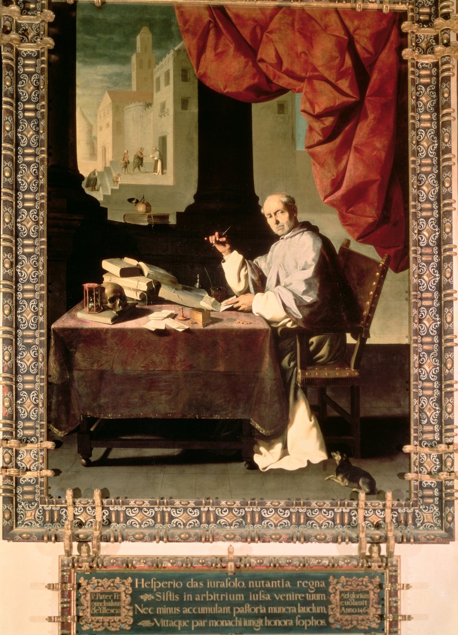 Ojciec Gonzalo de Illescas autorstwa Francisco de Zurbaran