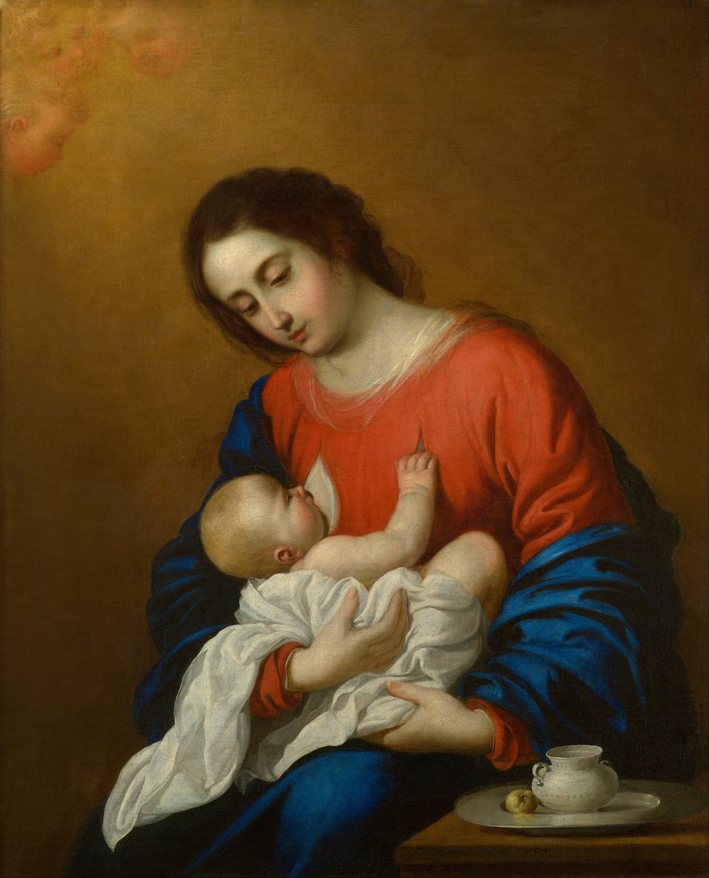 Madonna z Dzieciątkiem autorstwa Francisco de Zurbaran