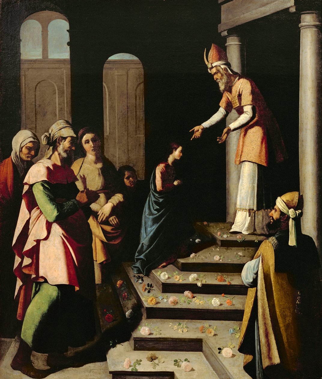 Ofiarowanie Najświętszej Maryi Panny w świątyni autorstwa Francisco de Zurbaran