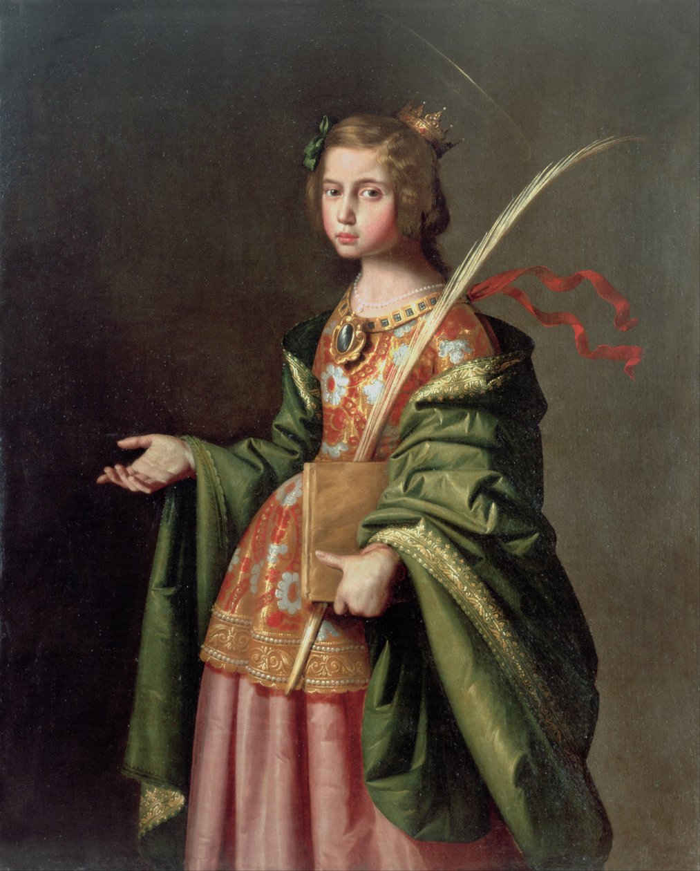 Święta Elżbieta Turyngii autorstwa Francisco de Zurbaran
