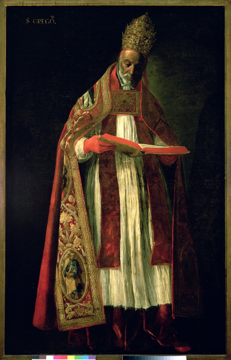 Św. Grzegorz Wielki (ok. 540-604) autorstwa Francisco de Zurbaran