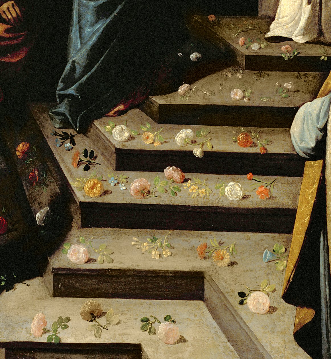 Posypywanie kwiatów (detal 109931) autorstwa Francisco de Zurbaran