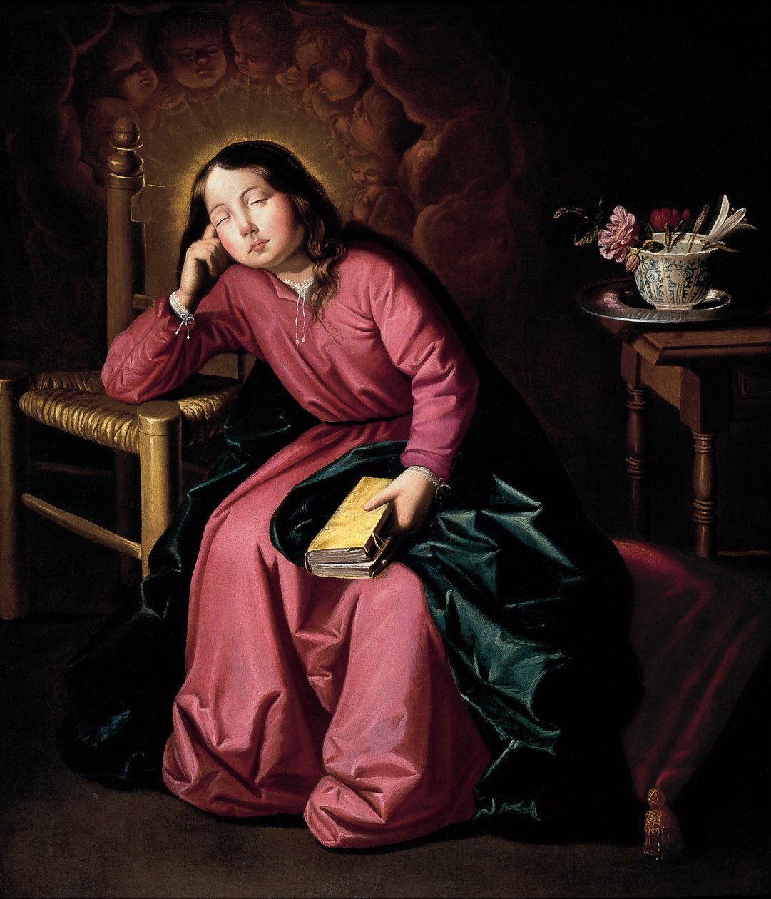 Śpiąca Dziewica Dziecka autorstwa Francisco de Zurbaran