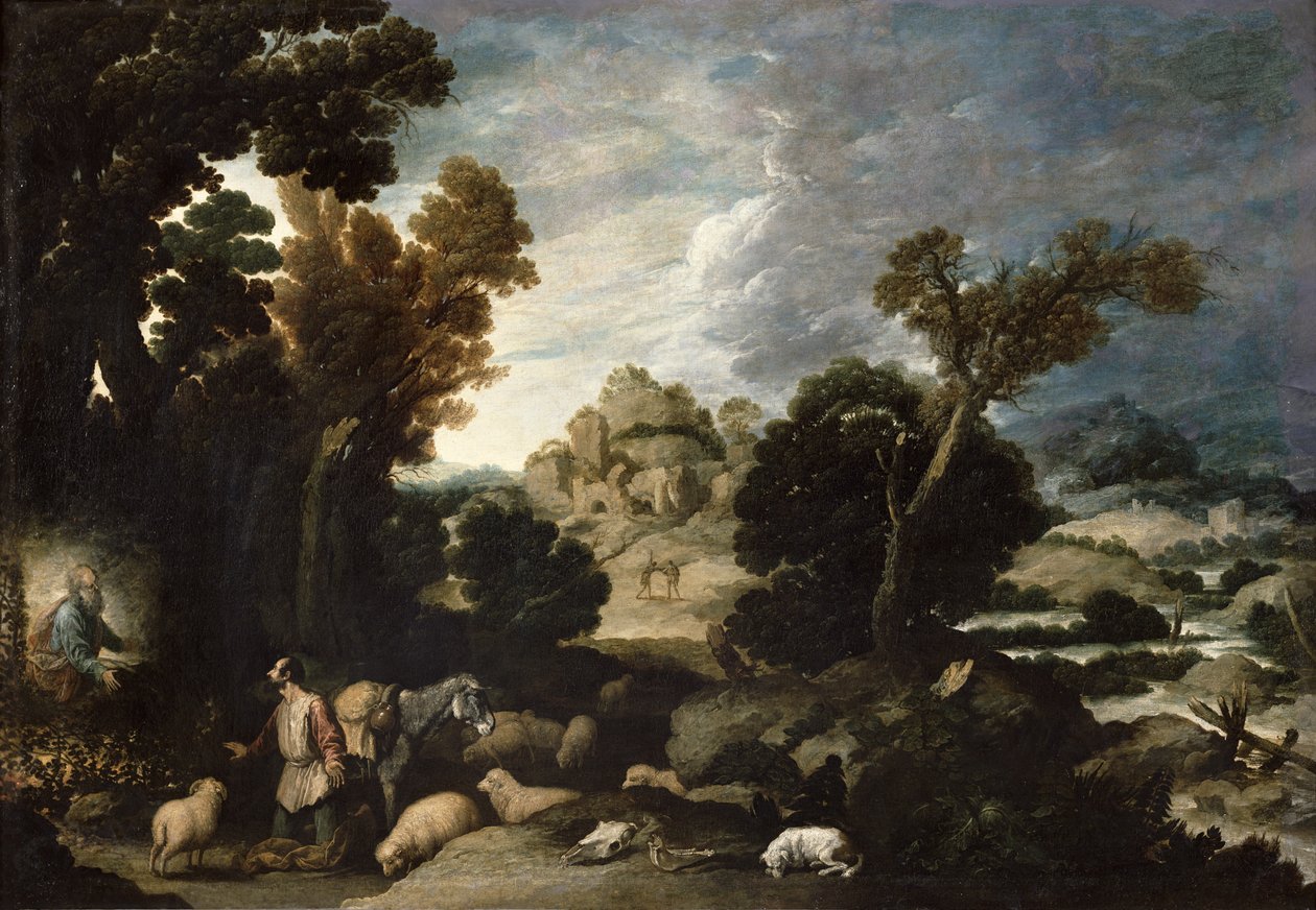 Płonący krzew, c.1635 autorstwa Francisco Collantes
