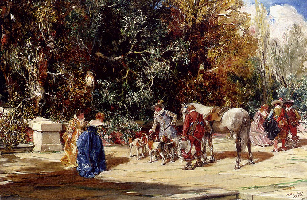 Łowcy autorstwa Francisco Domingo Marqués