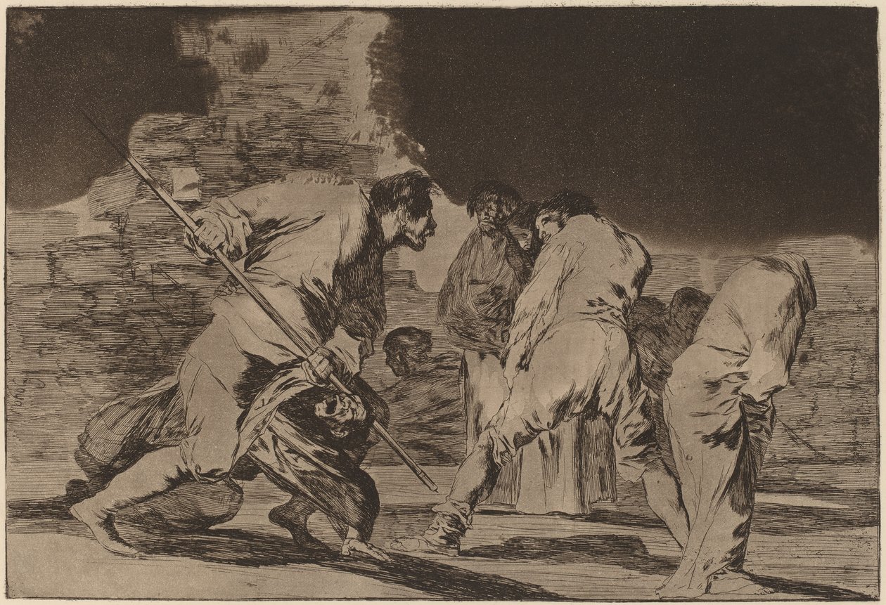 Disparate furioso (Wściekłe szaleństwo) autorstwa Francisco de Goya