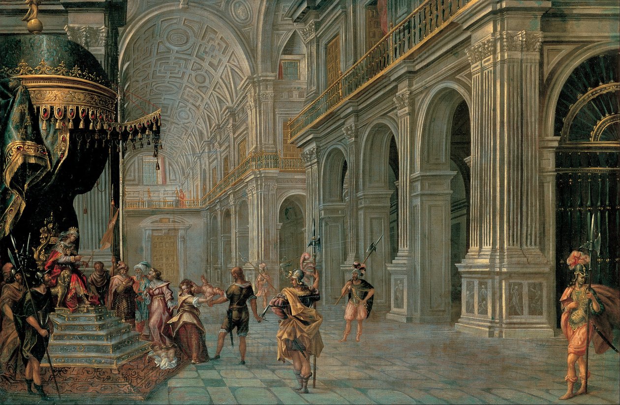 Wyrok Salomona autorstwa Francisco Gutiérrez Cabello