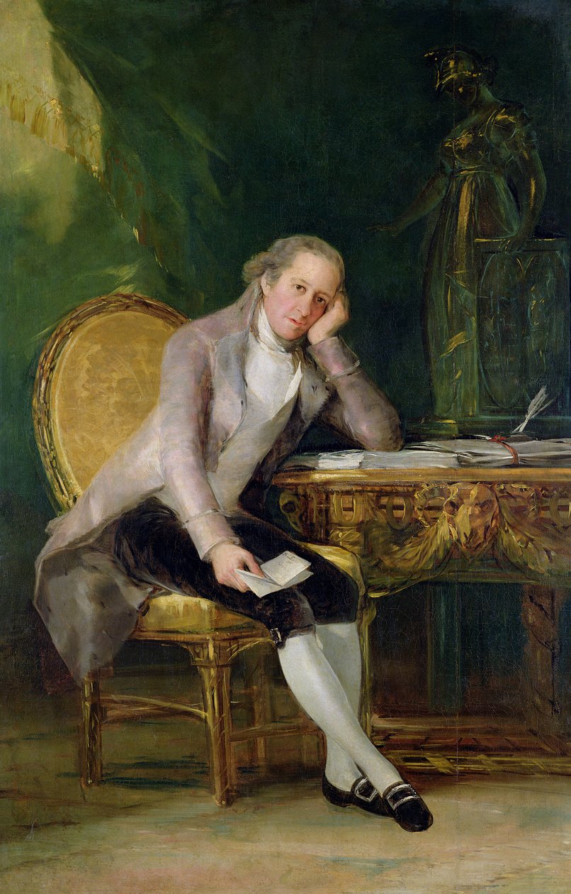 Gaspar Melchor de Jovellanos, 1797-98 autorstwa Francisco de Goya