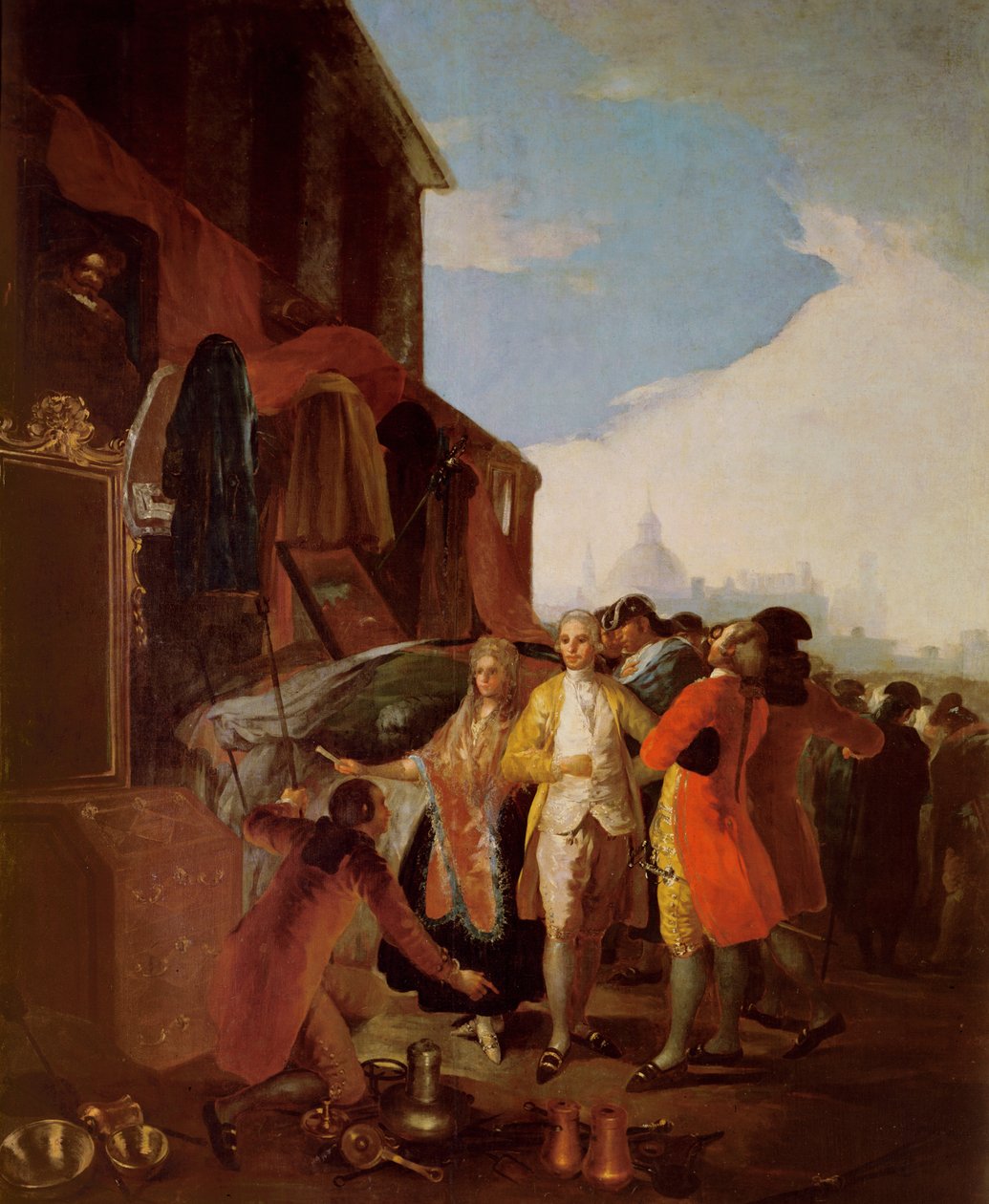 Targi w Madrycie, 1778 autorstwa Francisco de Goya