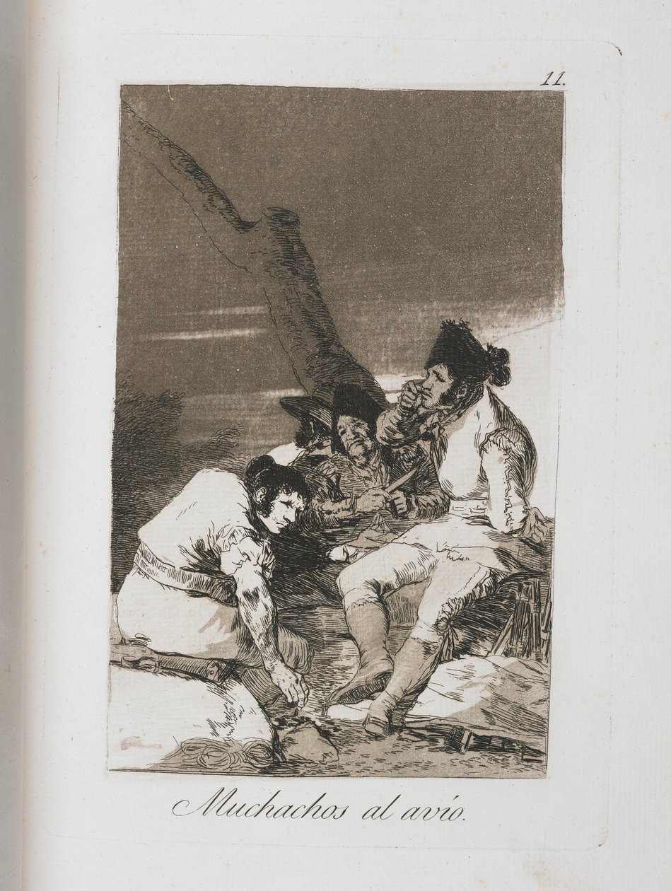 Płyta z Los Caprichos, 1797-1798 autorstwa Francisco de Goya
