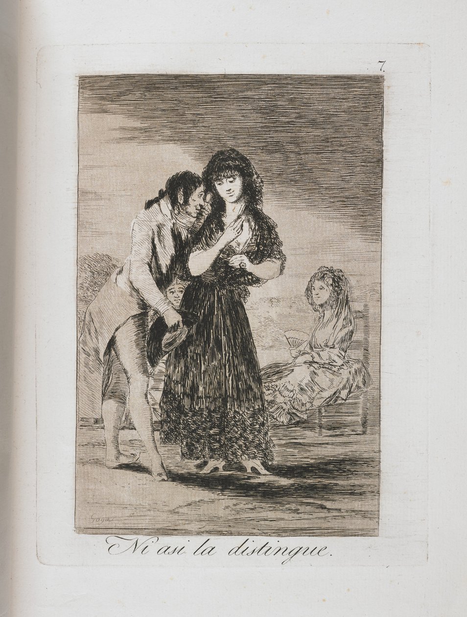 Talerz z Los Caprichos, 1797-1798 autorstwa Francisco de Goya