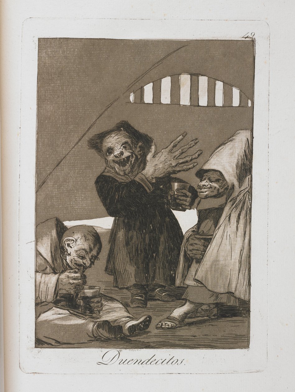 Płyta z Los Caprichos, 1797-1798 autorstwa Francisco de Goya