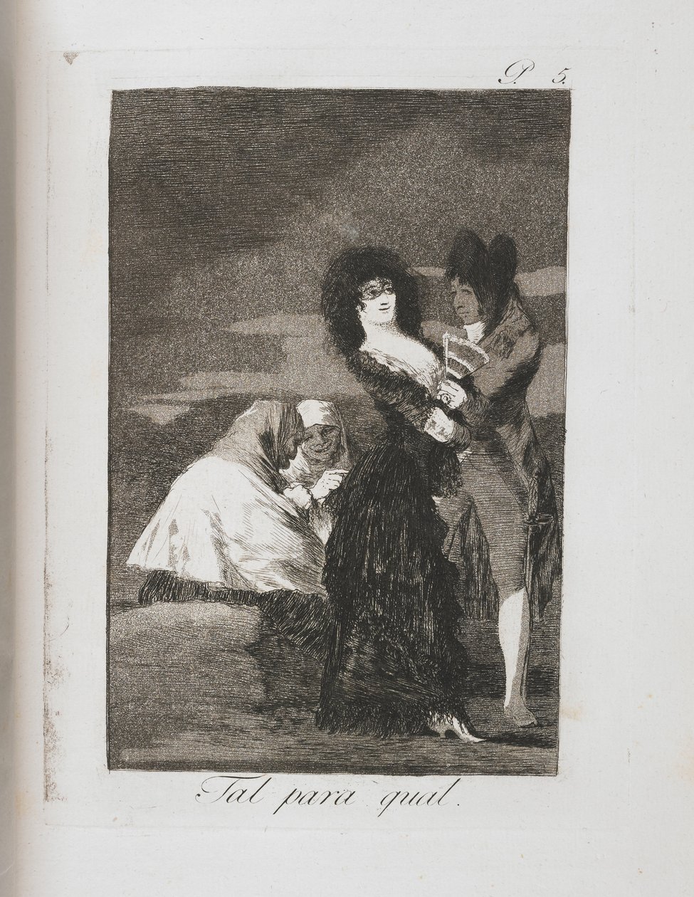 Talerz z Los Caprichos, 1797-1798 autorstwa Francisco de Goya