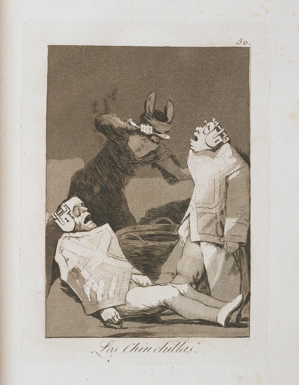 Talerz z Los Caprichos, 1797-1798 autorstwa Francisco de Goya