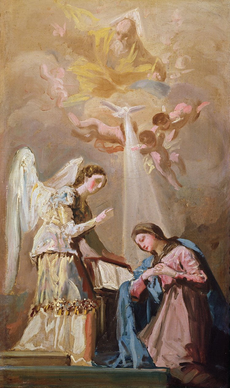 Zwiastowanie (olej) autorstwa Francisco de Goya
