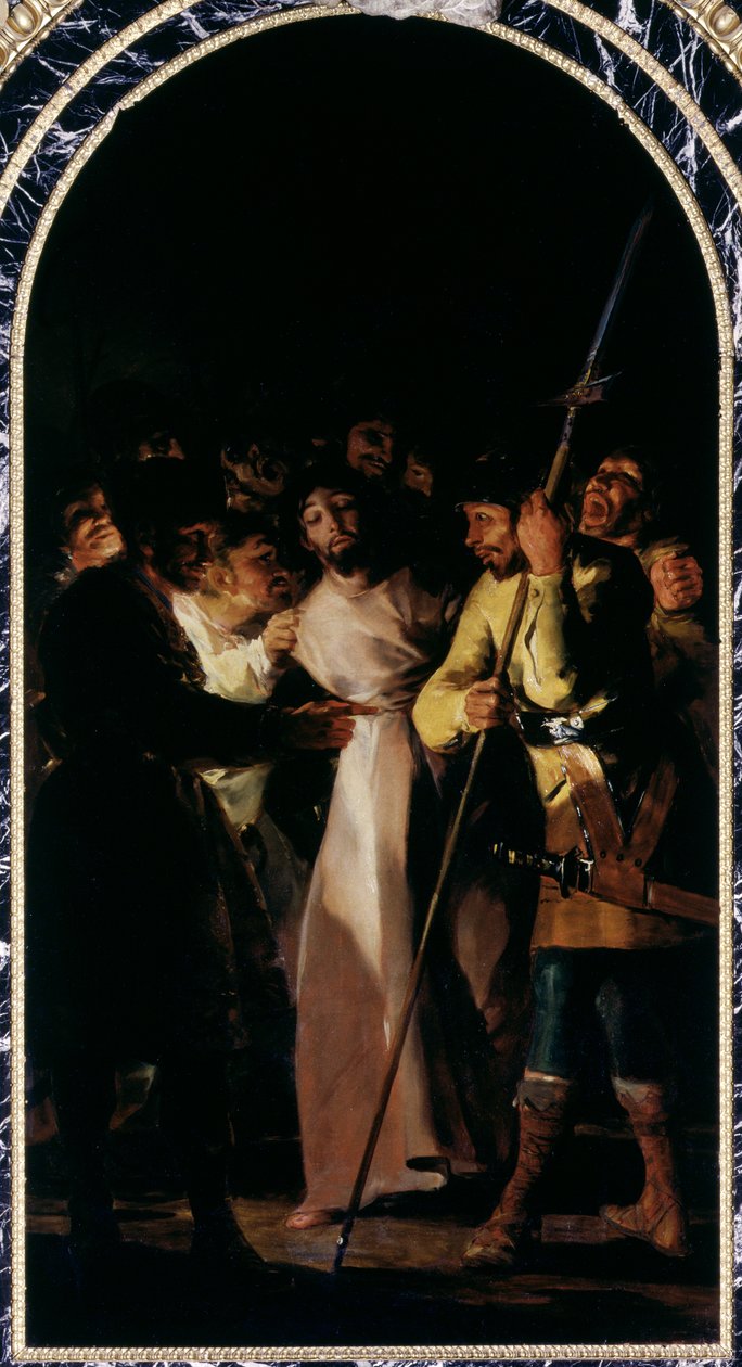 Aresztowanie Chrystusa, 1798 autorstwa Francisco de Goya