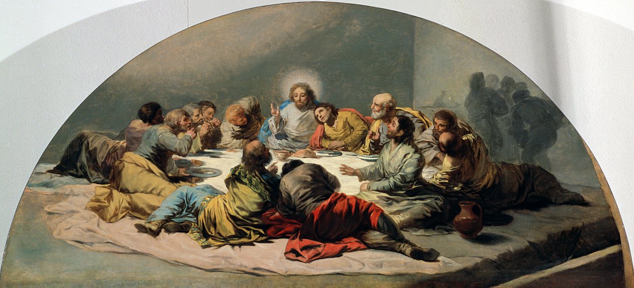 Ostatnia Wieczerza, 1796-97 autorstwa Francisco de Goya