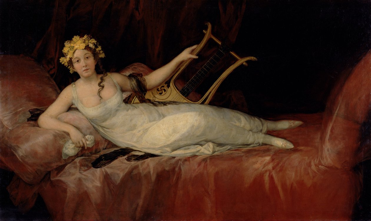 Markiza Santa Cruz, 1805 autorstwa Francisco de Goya