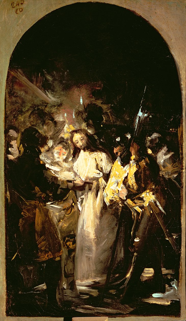 Wzięcie Chrystusa, c.1798 autorstwa Francisco de Goya