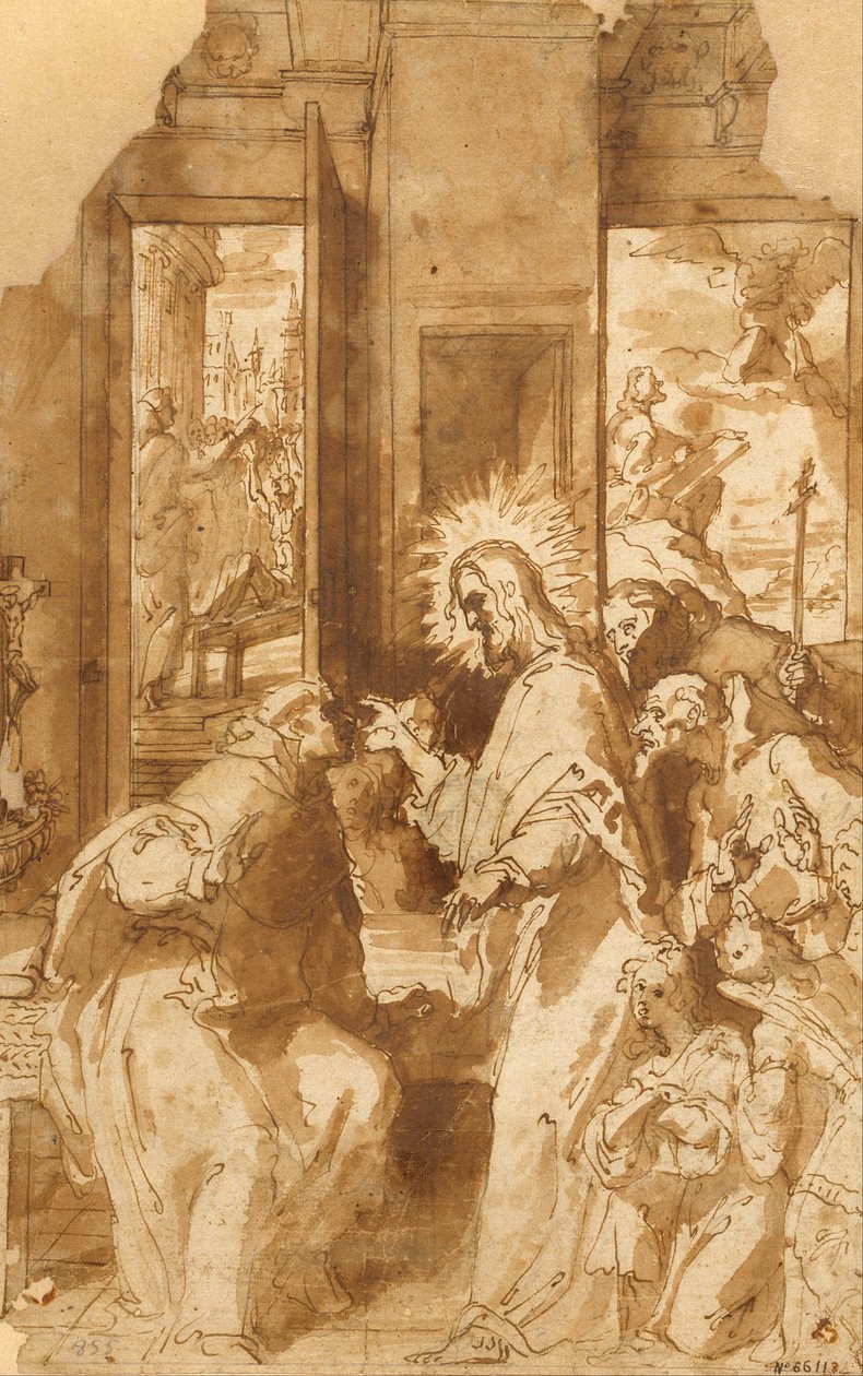 Objawienie Chrystusa św. Wincentemu Ferrerowi autorstwa Francisco Ribalta