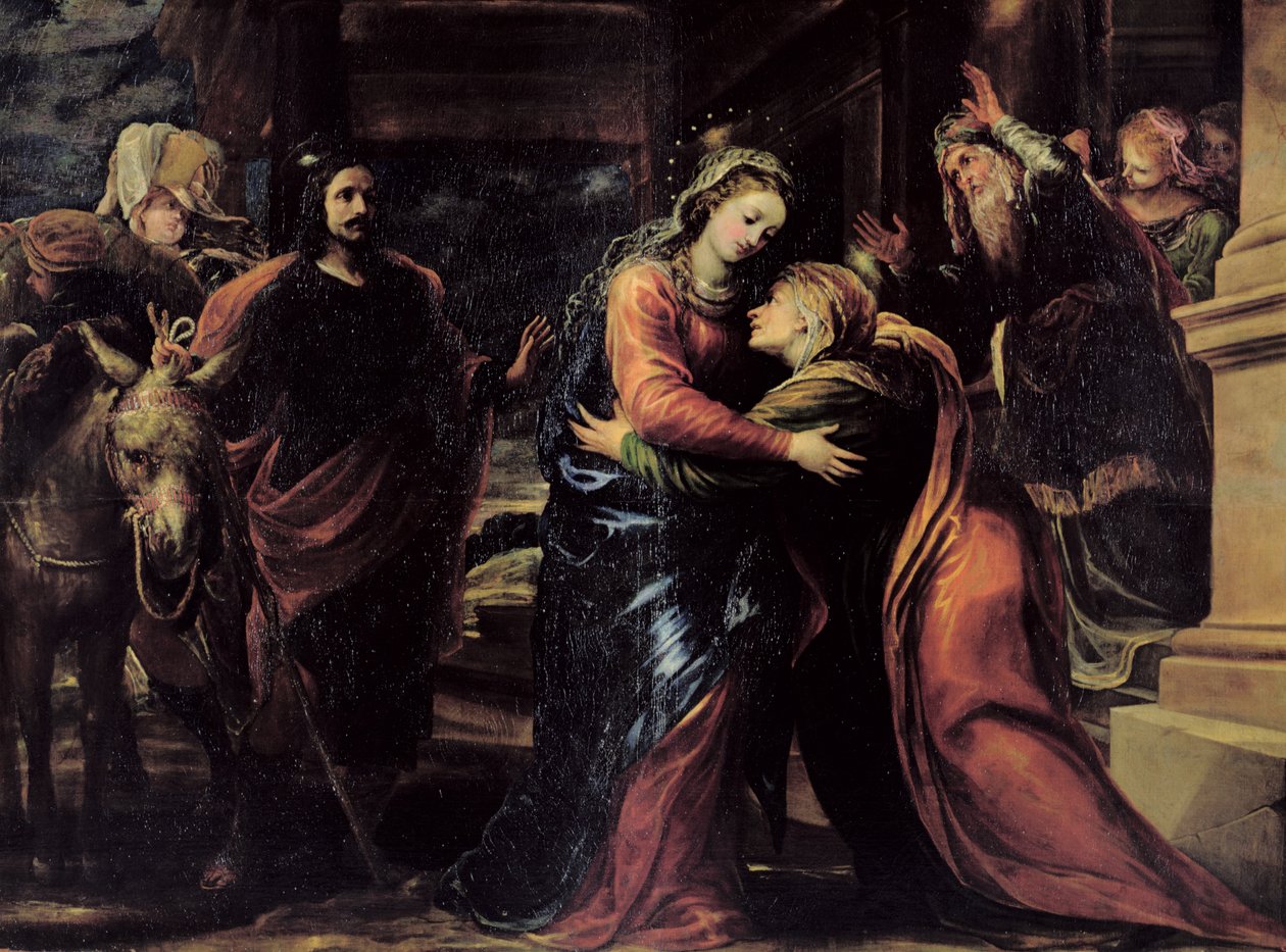 Nawiedzenie Matki Boskiej autorstwa Francisco Rizi