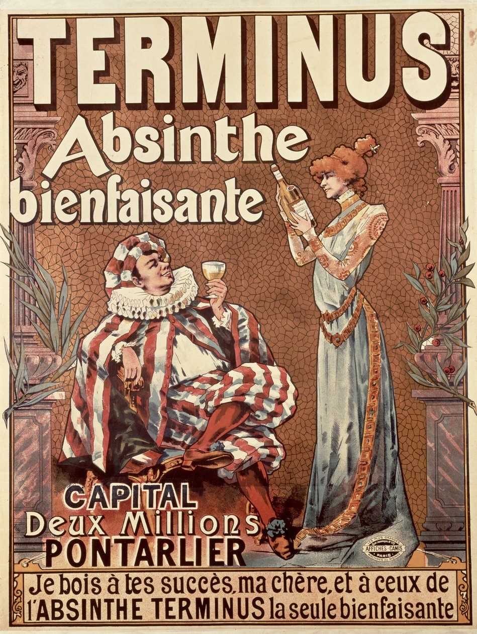 „Terminus Absinthe, Bienfaisante”, 1896 autorstwa Francisco Tamagno