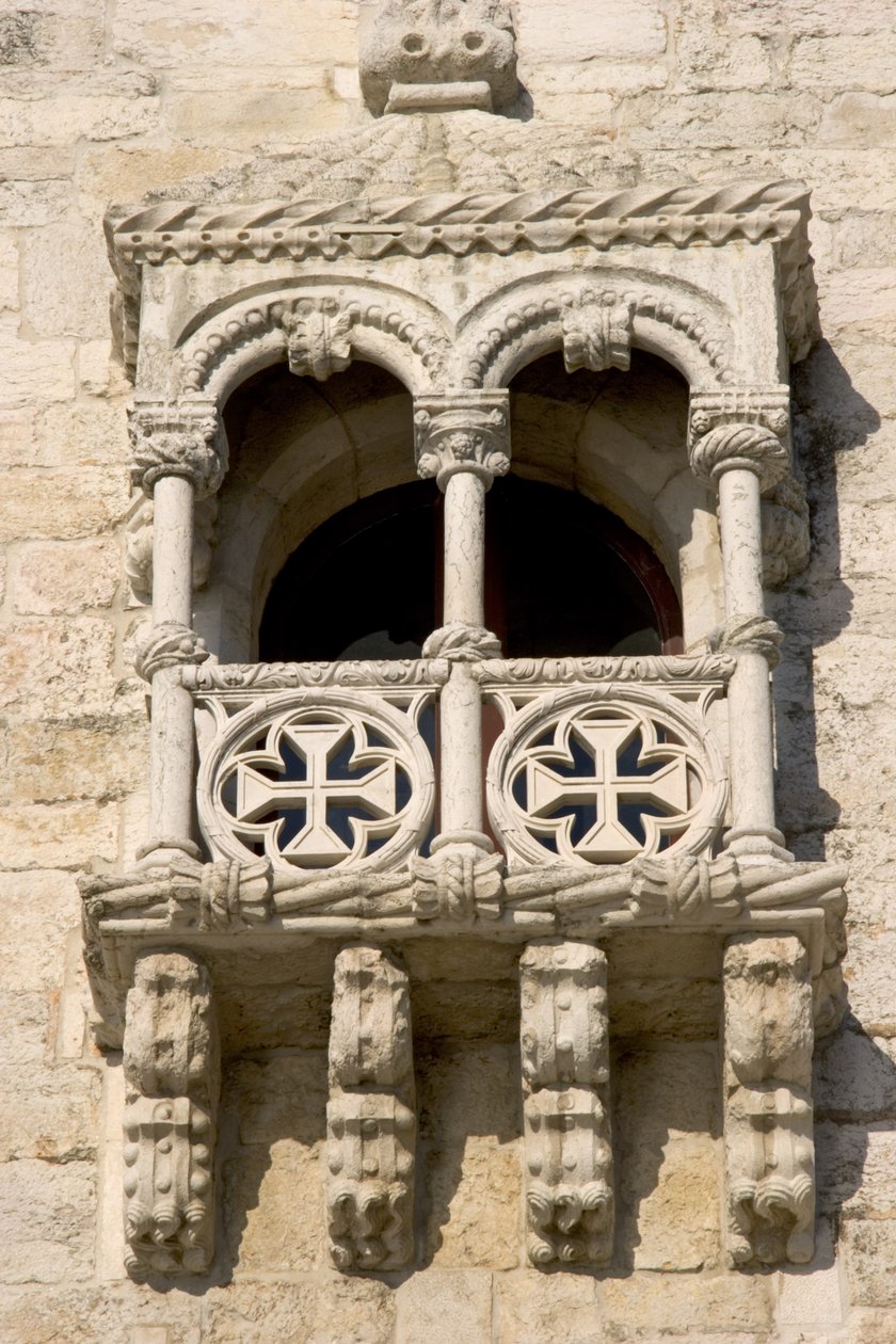 Balkon na wieży Belem, zbudowany ok. 1514 (patrz też 237479, 237480 i 237483) autorstwa Francisco de Arruda