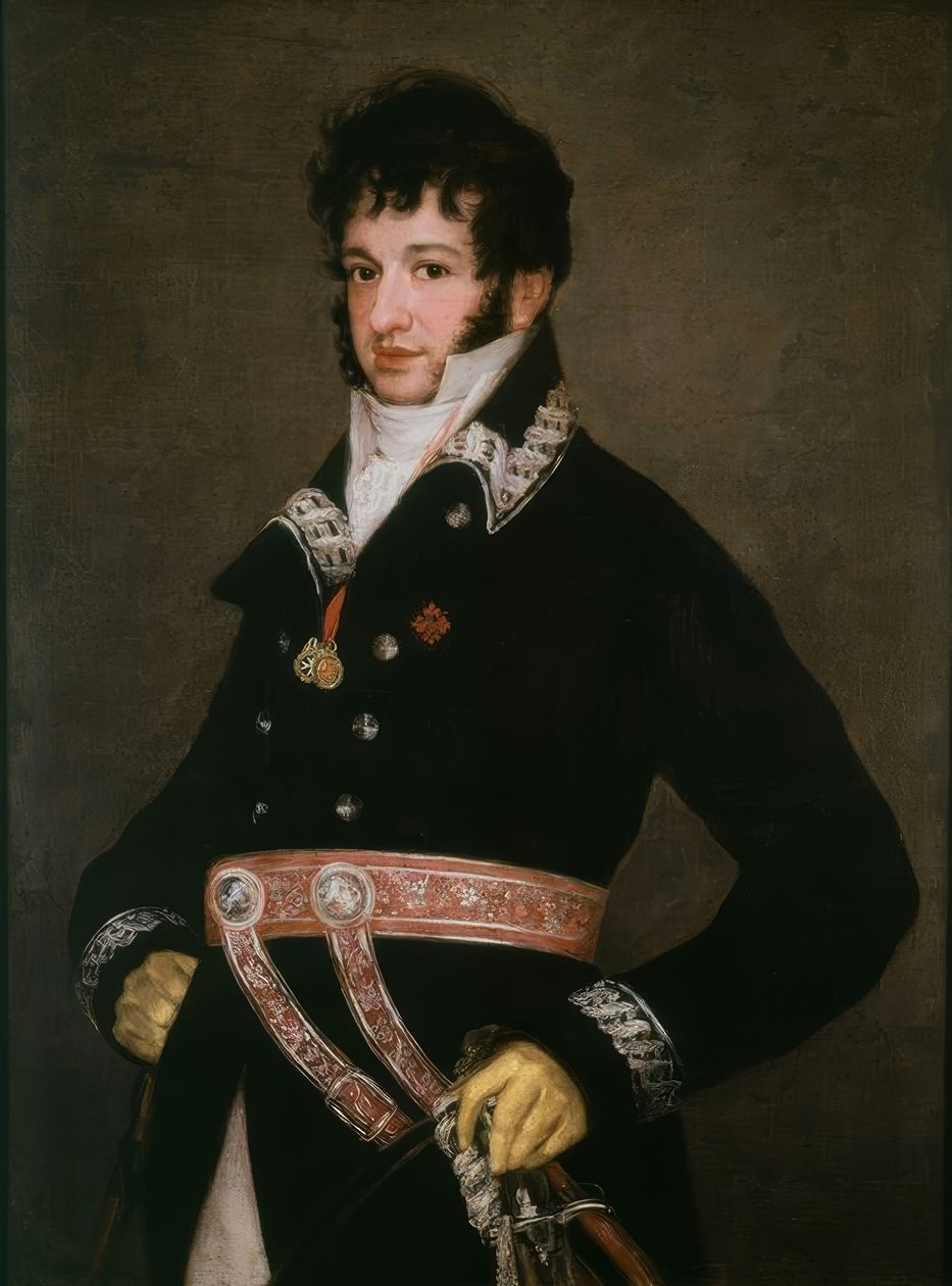 Szkoła hiszpańska. Generał Palafox. Generał Palafox. Zumaya, muzeum Zuloaga. Prowincja Guipuzcoa, Hiszpania. Künstler: FRANCISCO DE GOYA. Miejsce: IGNACIO ZULOAGA CULTURAL SPACE, ZUMAIA, GUIPUZCOA autorstwa Francisco de Goya